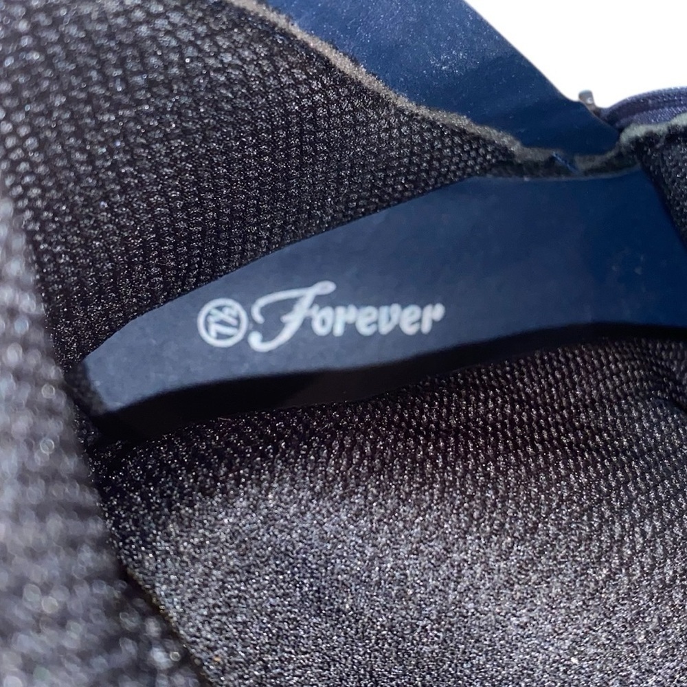 FOREVER Link Mango-23 Suede Knee High Side Zip Riding Boots Black/Gold SZ 7-1/2 - Picture 8 of 11